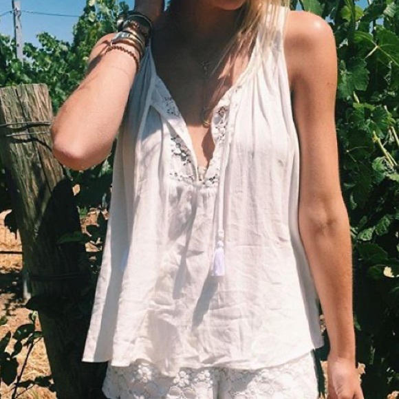 Show Me Your Mumu Teeny Tassle Tank Boho - Picture 3 of 8